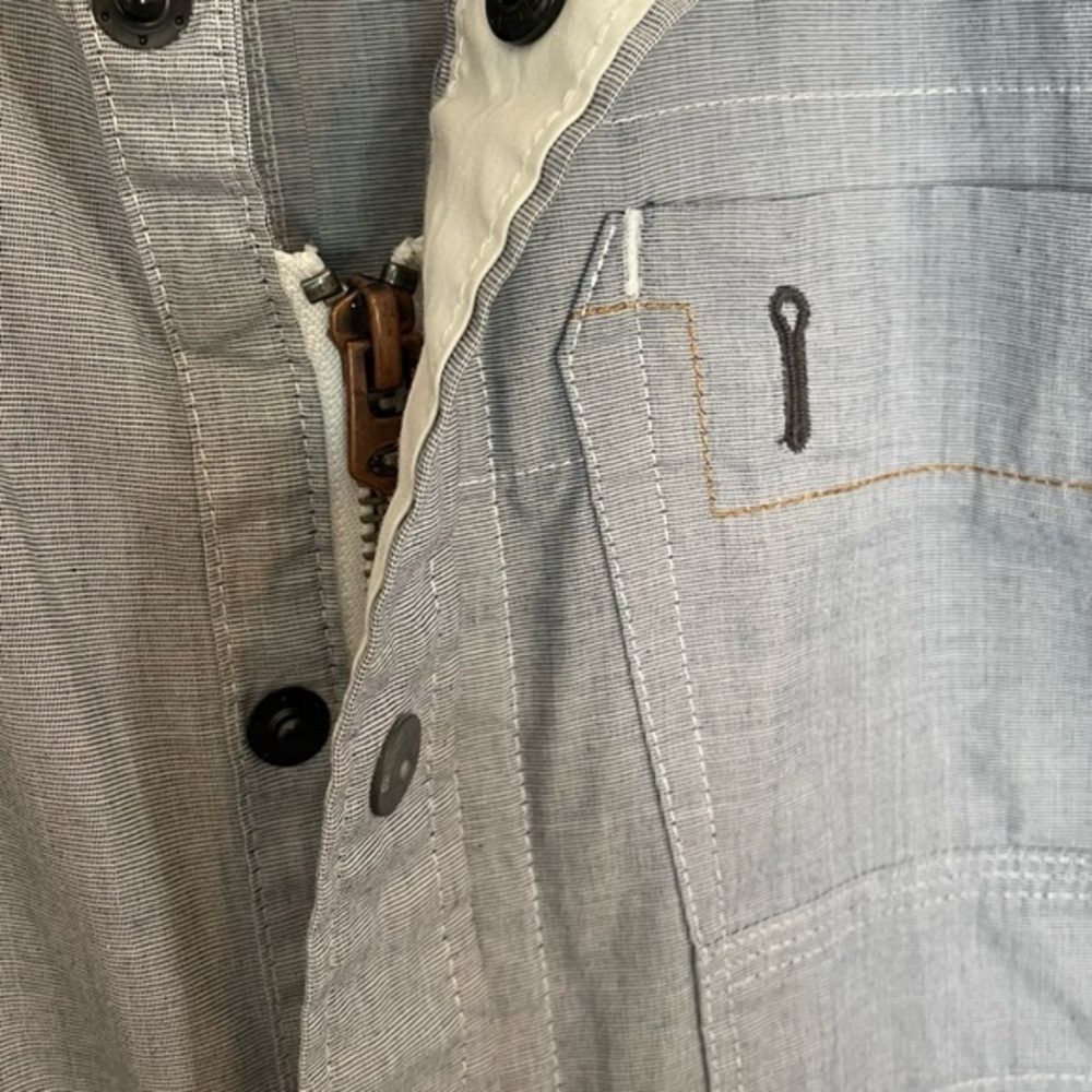 G-Star Raw Denim Zipper and Snap Button Closure Front Size Medium - Picture 12 of 14